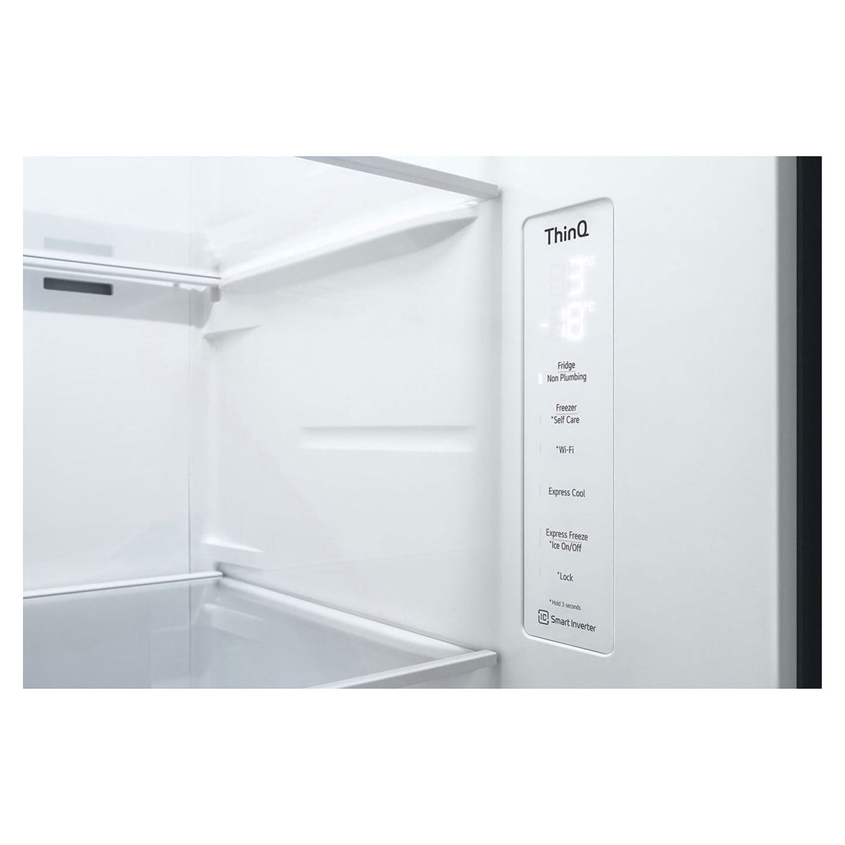 Refrigeradora Inverter LG GS75SPP | 28.7 Pies Cúbicos | Dispensador | Side by Side | Color Plateado - Multimax