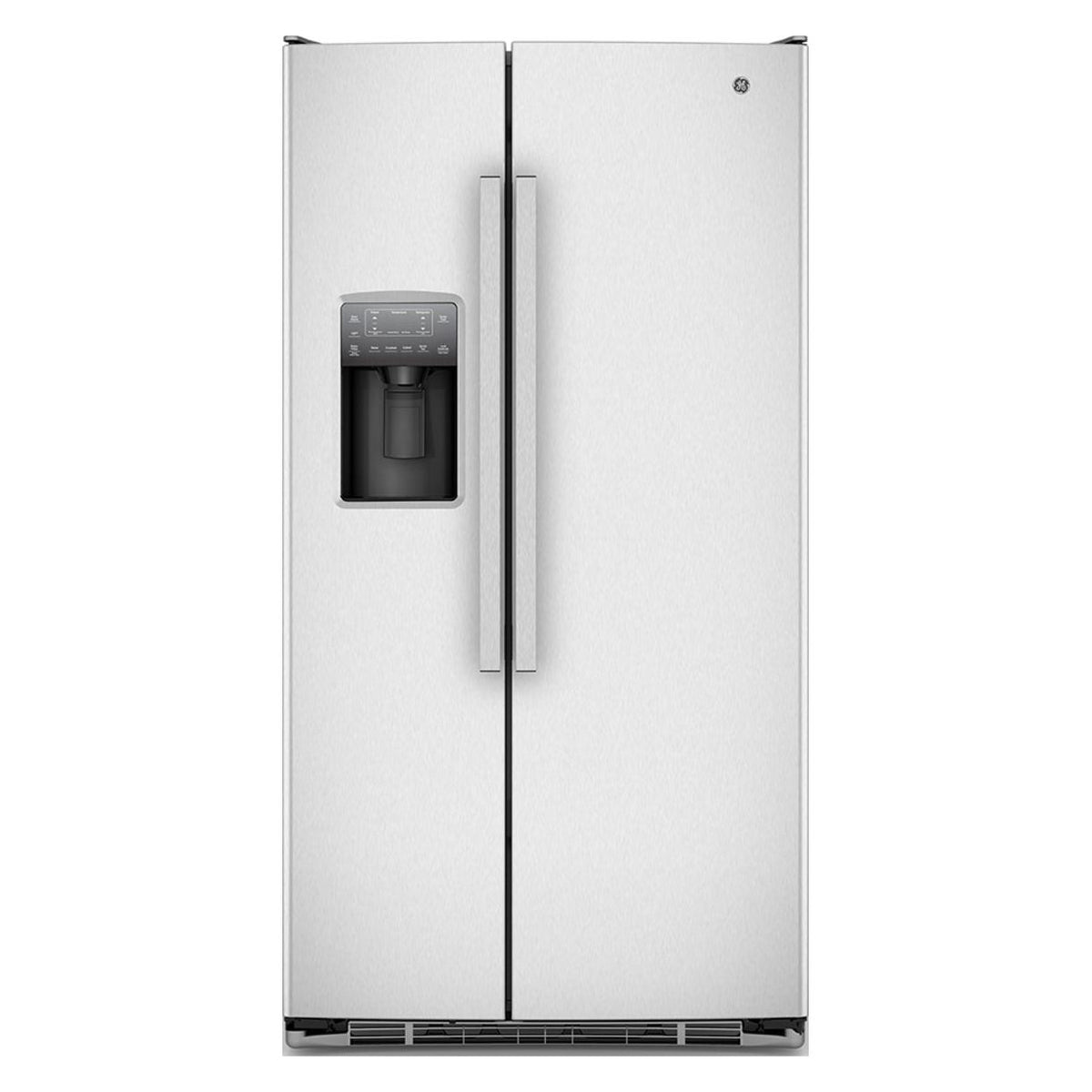 Refrigeradora General Electric GNM26AETFSS | 26 Pies Cúbicos | Side By Side | Dispensador | Color Plateado