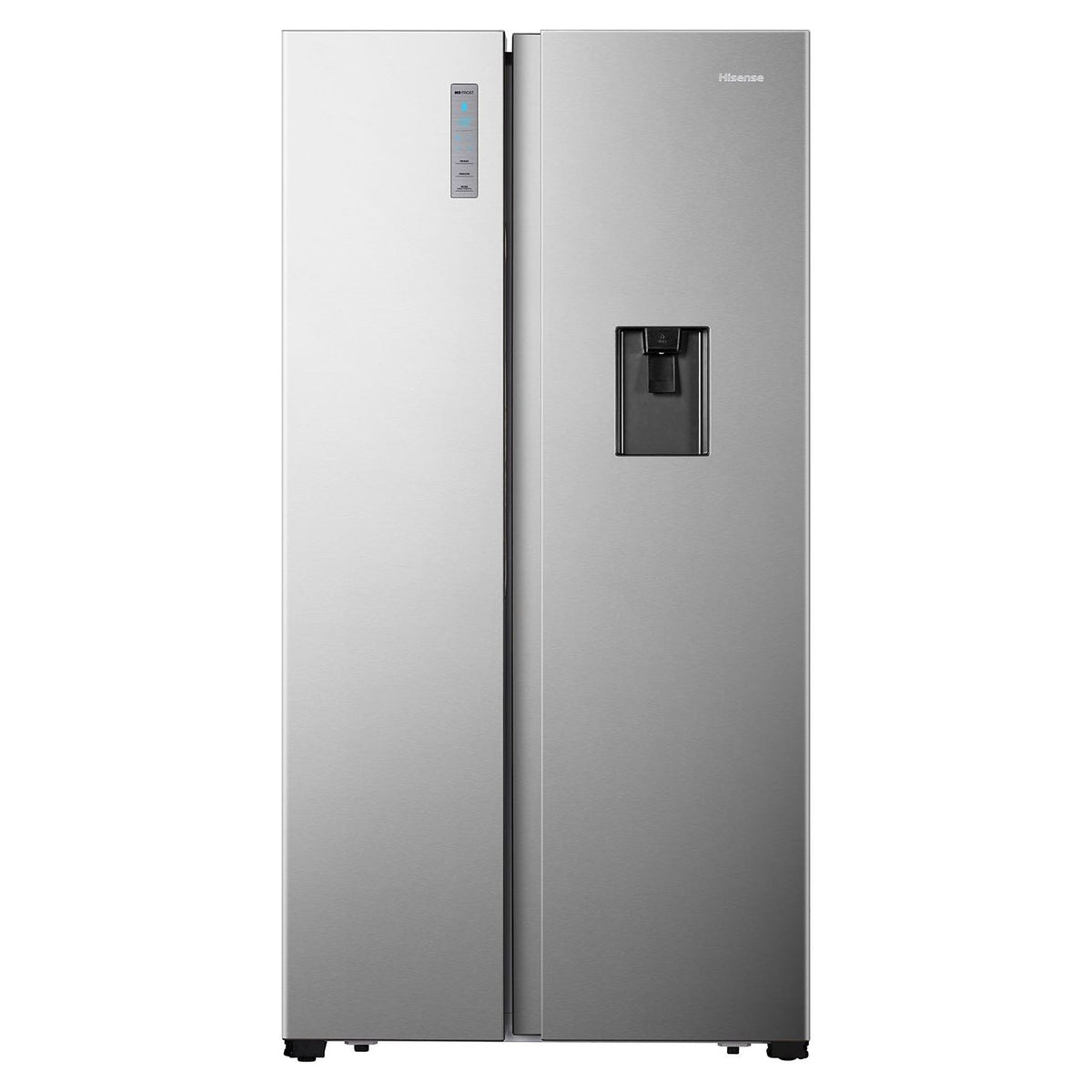 Refrigeradora Hisense RS19N6ASI | 19 pies cúbicos | Side-By-Side | Dispensador | Color Gris