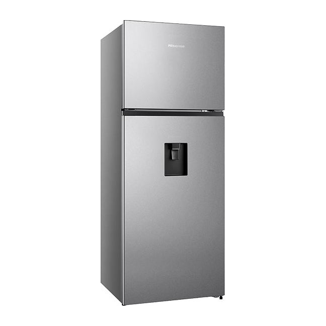 Refrigeradora Inverter Hisense RT16N6CDX | 16 Pies Cúbicos | Top Mount | Dispensador | Color Gris