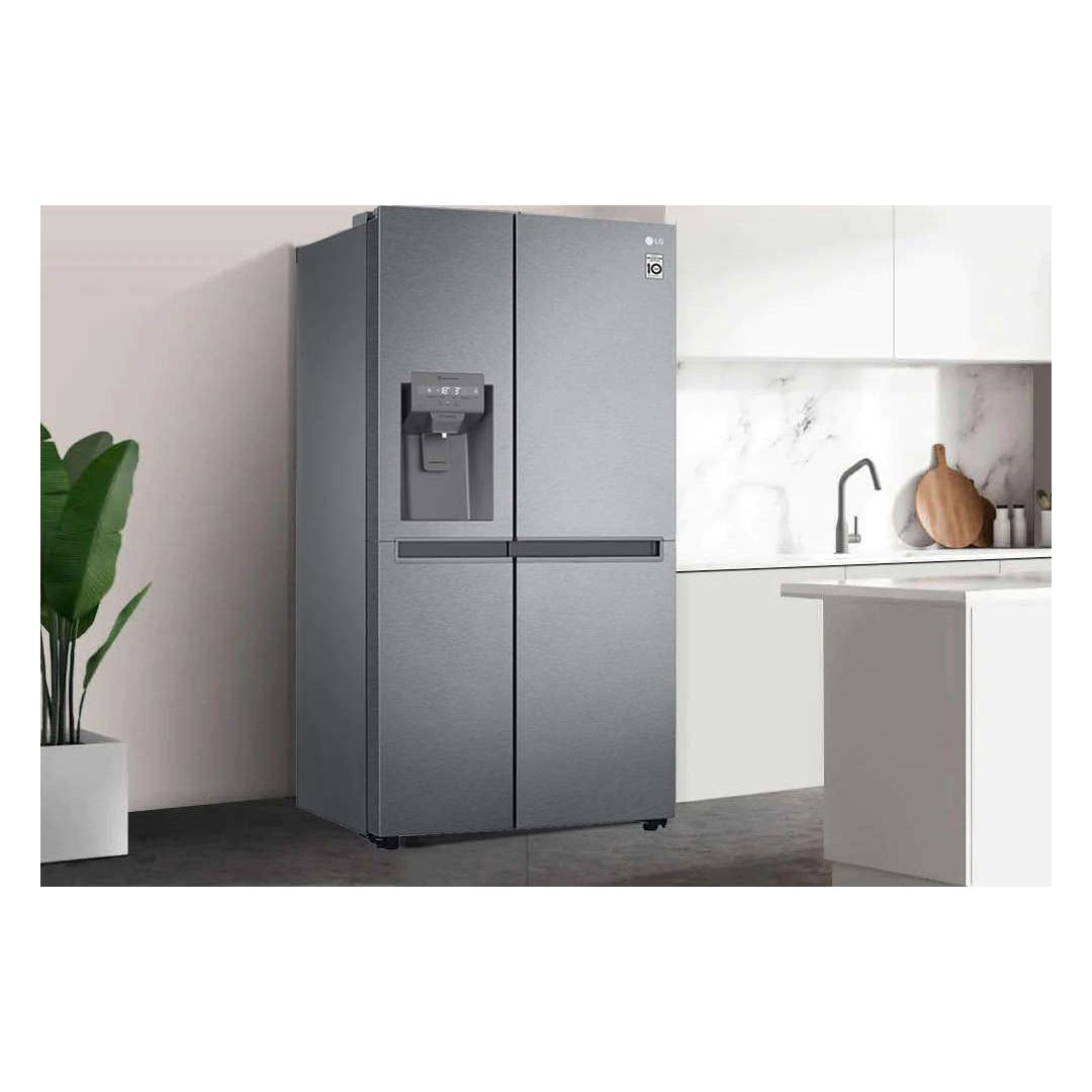 Refrigeradora Inverter LG GS65WPPK  25 pies cúbicos  Side By Side  Dispensador  Silver  MULTIMAX PANAMA LG SAMSUNG HISENSE FRIGIDAIRE RCA SELECTRON PS0104845