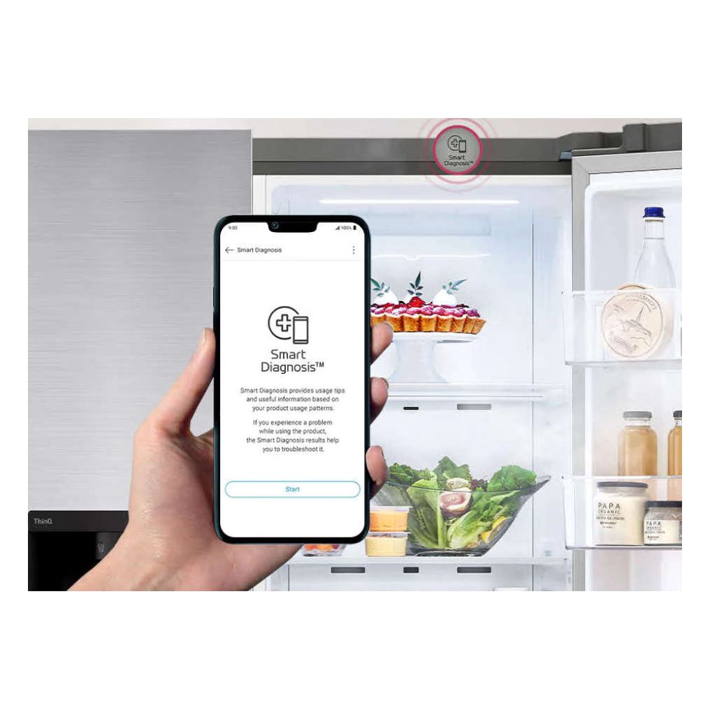 Refrigeradora Inverter LG GS65WPPK  25 pies cúbicos  Side By Side  Dispensador  Silver  MULTIMAX PANAMA LG SAMSUNG HISENSE FRIGIDAIRE RCA SELECTRON PS0104845