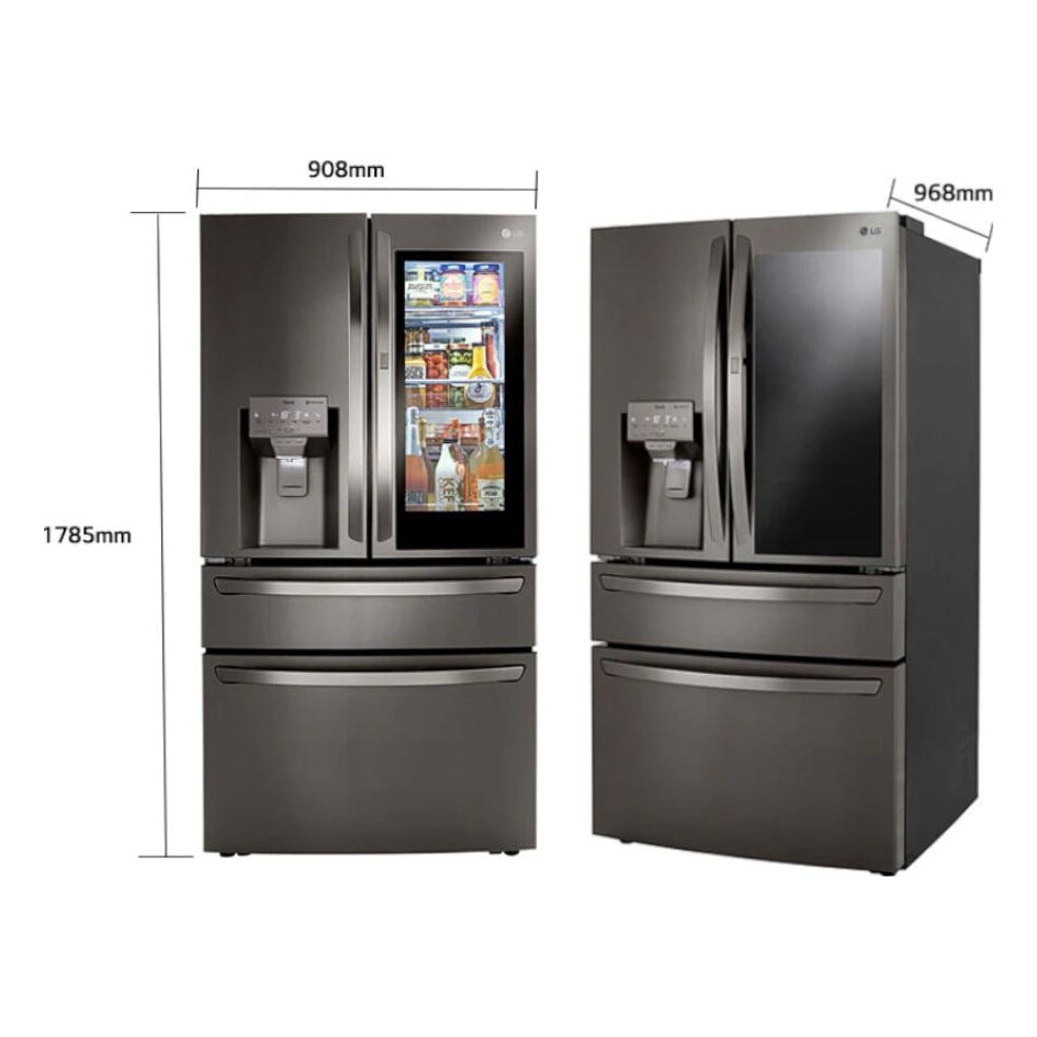 Refrigeradora LG InstaView LM85SXD  31 pies cúbicos 4 Door Color NegroMULTIMAX PANAMA NEVERAS NEVERA LG SAMSUNG HISENSE FRIGIDAIRE RCA PS0106220