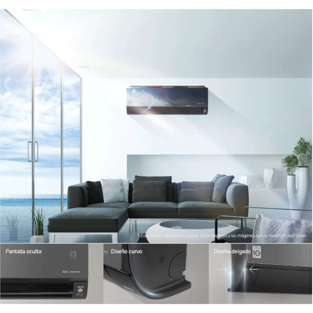 Aire Acondicionado Residencial LG ARTCOOL SmartThinQ Inverter VR122C7, 12000 BTU - Multimax