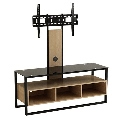 Mesa para TV Selectron SLIM02 | Sporte Integrado | Acabado Roble Dorado - Multimax