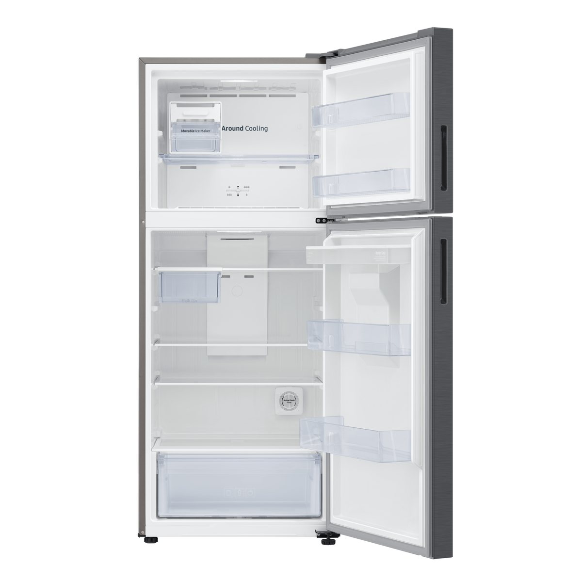 Refrigeradora Inverter Samsung RT44A6354S9 | 15 pies cúbicos | Top Mount | Color Plateado - Multimax