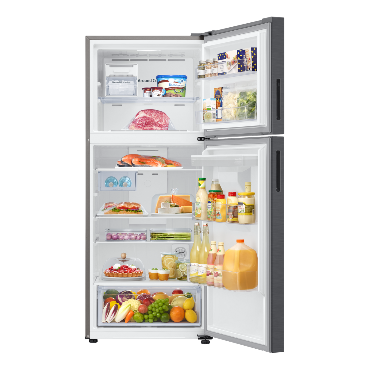 Refrigeradora Inverter Samsung RT44A6354S9 | 15 pies cúbicos | Top Mount | Color Plateado - Multimax