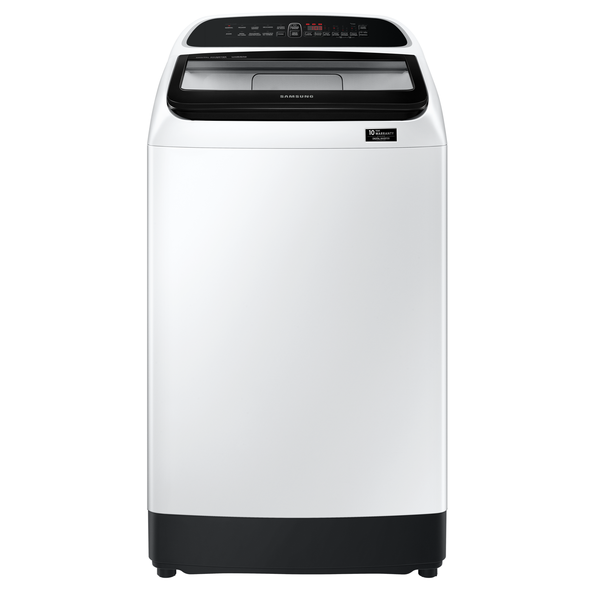 Lavadora Samsung Digital Inverter WA15T5260BW/AP | 15Kg | Carga Superior | Color Blanco - Multimax