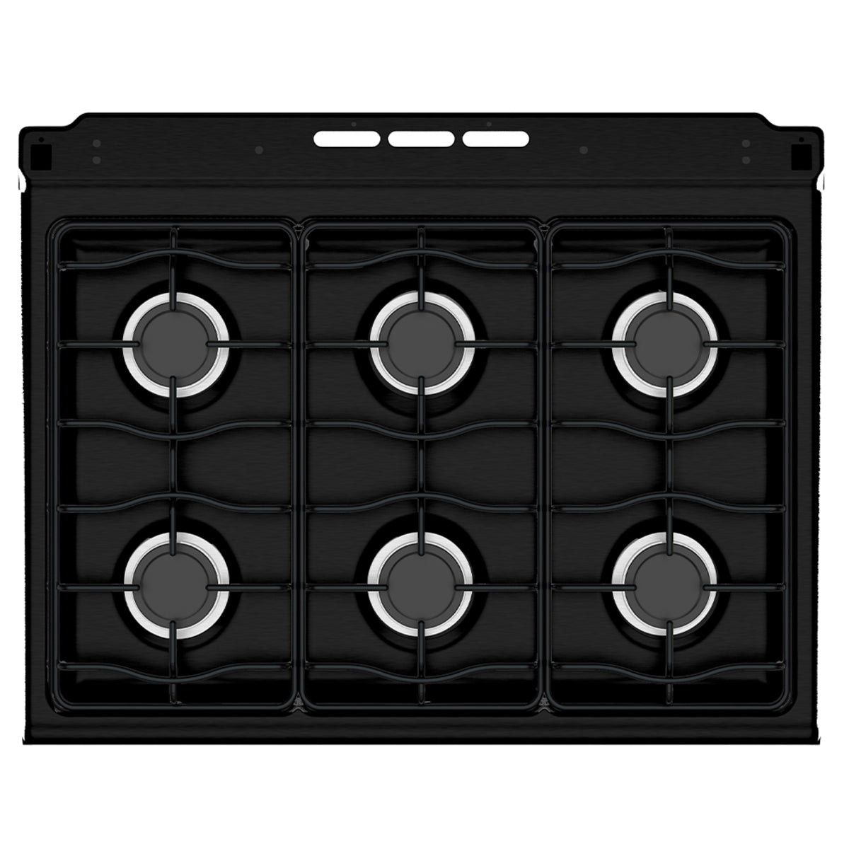 Estufa a Gas de 30&quot; Mabe EM7620BAPN1 | 6 quemadores | Color Negro - Multimax