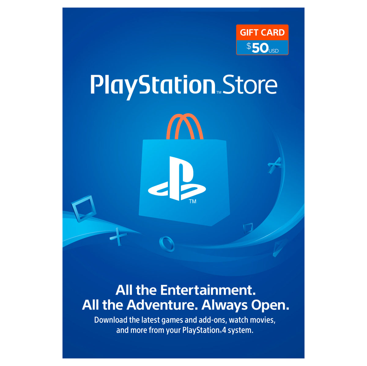 Tarjeta PlayStation Store $50 + cargo por servicio - Multimax