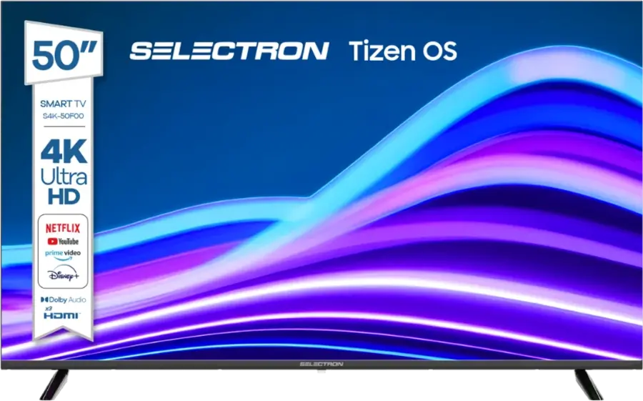 Televisor Selectron S4K-50F00 de 50 pulgadas